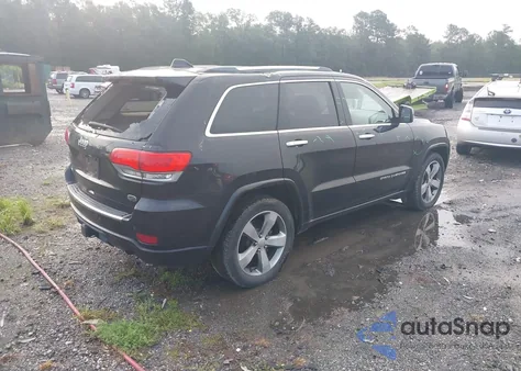 2014 Jeep Grand Cherokee Overland z USA, uszkodzony, nr VIN 1C4RJFCGXEC528487